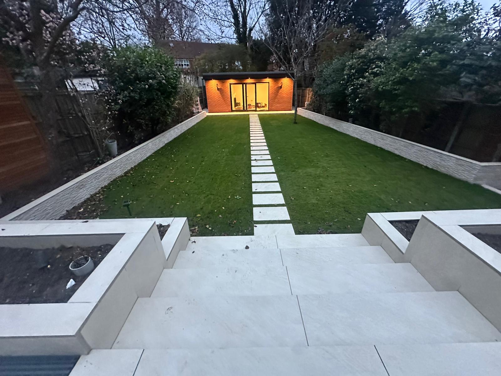 A beautifully designed driveway and landscaping project by De Builder & Landscapes